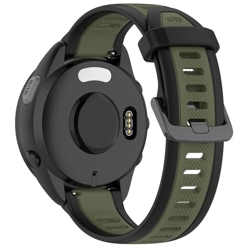 Correa silicona 20mm compatible Garmin Forerunner 165 miniatura 2