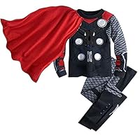 LEMONBABY Little Kids Boys Costume Home Wear Pajamas Sets Cotton Sleepwear (as1, age, 5_years, grey)