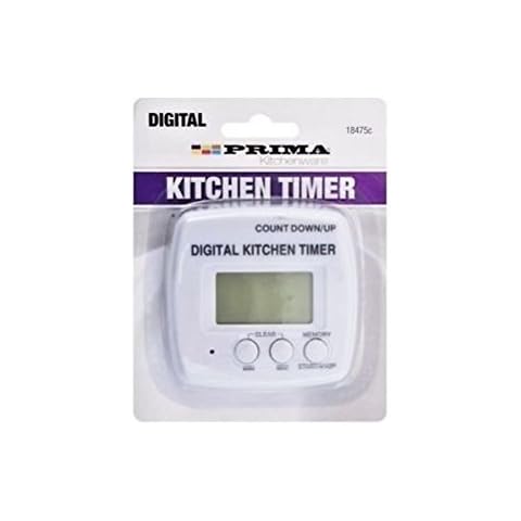 Prima Digital Kitchen Timer with Magnetic Back Cover