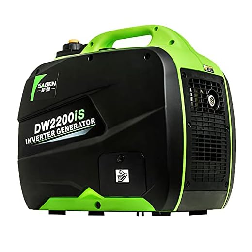 Gmjay Generador Inversor Digital de Gasolina y Gasolina, 2000 W de Potencia, Motor de Coche de Caravana, Motor Sin Escobillas de Imán Permanente para el Hogar