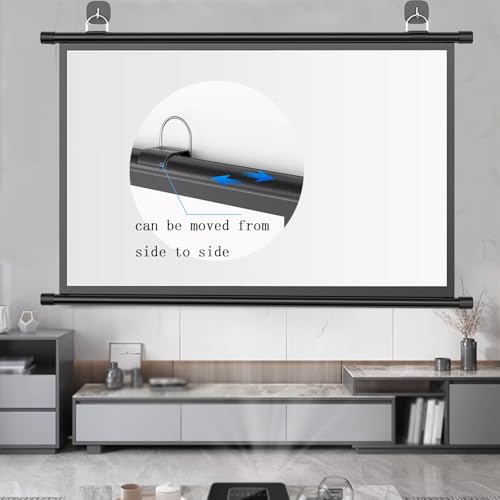 Pantalla de proyección plegable 72in 16:9 miniatura 3