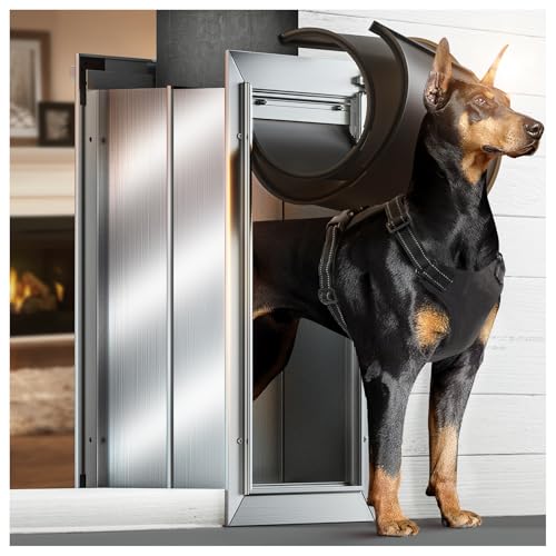 VOSOIR Heavy Duty Aluminum Dog Door