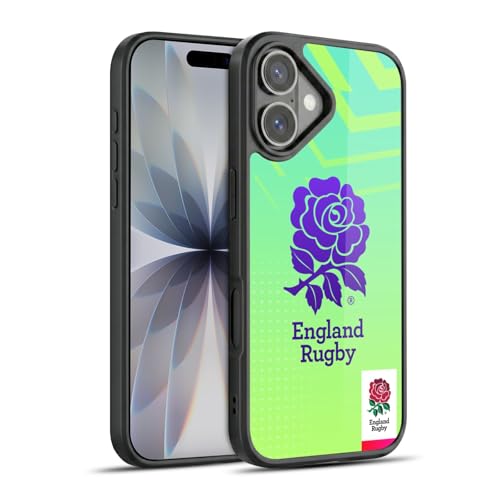 Protection de Qualité Militaire coque England Rugby vert fluo pour iPhone 17