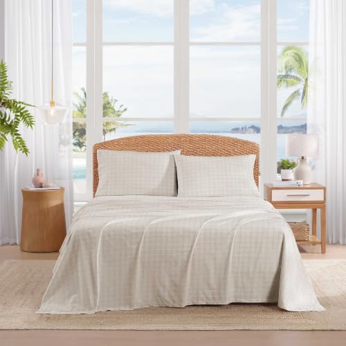 Image of Tommy Bahama - Cotton Queen Sheet Set with Pillowcases, Deep Pocket