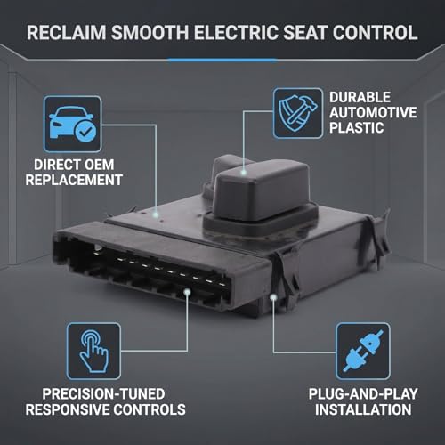 Interruptor de asiento para Charger y 300 mando conductor de plastico negro 3