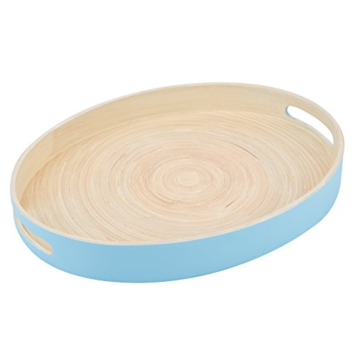 Asia Kitchen Design Bambus - Bandeja, diseño de bambú, bambú, Azul natural., 5x41x30cm Cover