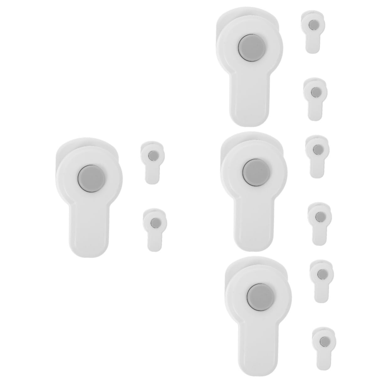 ibasenice 12pezzi Serrature Di Sicurezza Per Blocco Per Cucina Armadi e Facile Installazione Proofing Per Casa Sicura