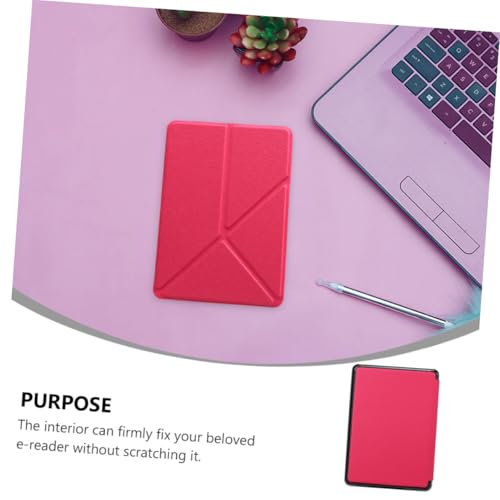 Funda de e-reader de 10ª generación ligera y resistente con tapa magnética rosa 5