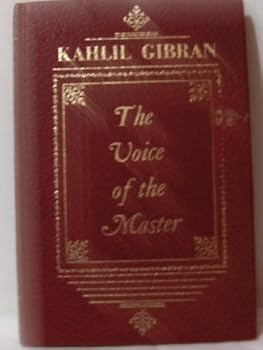 Hardcover Kahlil Gibran The Voice of the Master Book