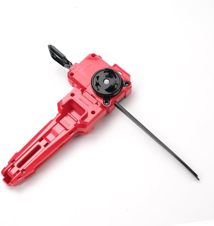 Set De 2 Lanceurs à Corde Pour Toupies X – Poignée De Combat, Noir Et Rouge – Compatible Série X