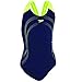 Produktbild Speedo Splash Mädchen Einteiler Badeanzug, Navy Yellow, 12