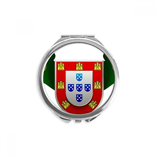 Miroir symbole Portugal de poche pour vos retouches maquillage en voyage