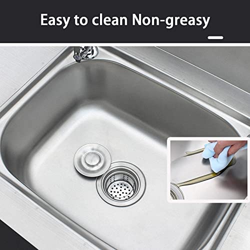 Farmhouse Laundry Sink Commercial Kitchen Sinks, Stainless Steel Single Bowl Sinks Free Standing Stainless Steel Sink, Home Simple Laundry Sink With Backsplash And Faucet For Garage, Kitchen ( Size : #TOP6