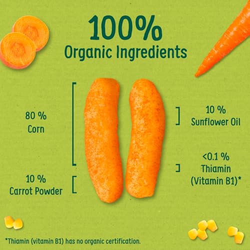 Organix Finger Foods Carrot Sticks, 20g - Image 4