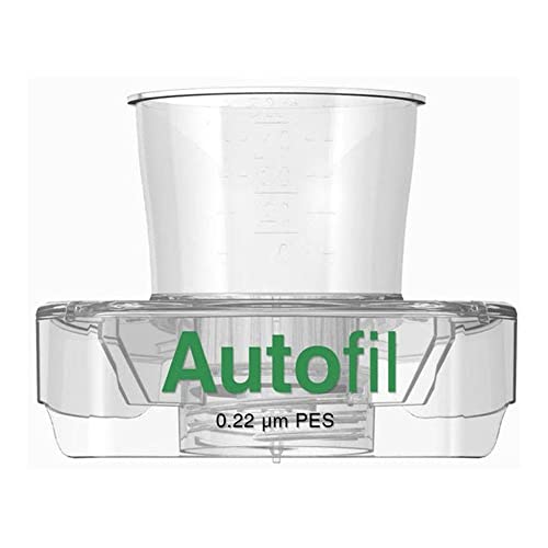 Autofil Sterile Disposable Centrifuge Tube Top Vacuum Filters with 0.2um Sterilizing PES Membrane, 15mL, 48/CS