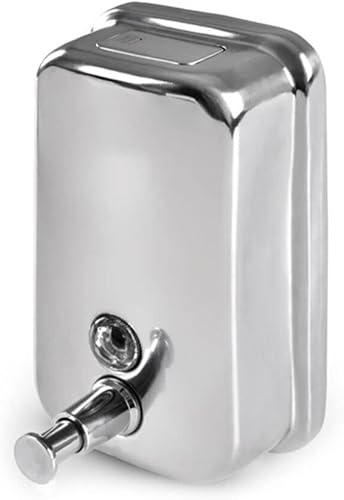 VILLCASE Dispensador de jabón de montaje en pared, contenedor de jabón inoxidable, dispensador de loción de gel de ducha, dispensador de jabón