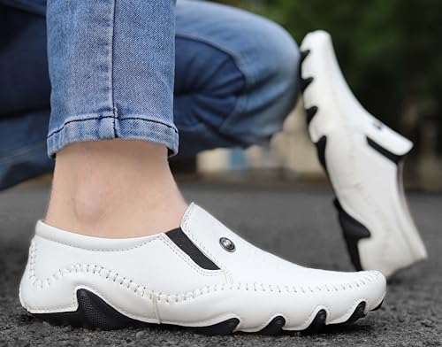 Image of AADI Men's Synthetic Leather Outdoor Casual Loafer Shoes