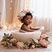 Milk Bath Tub for Baby Photography - Clear Acrylic Oval Photo Prop Tub, 18.8