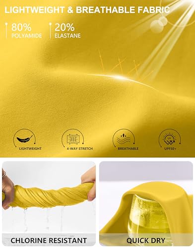 Image of G Gradual Tankini Tops for Women High Neck Swimsuits Swim Top Modest Bathing Suit Swimwear Tank Top only No Bottom
