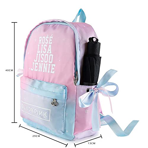 Mochila kpop black pink cor gradiente