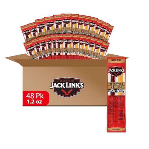 Jack Link's Original Beef Jerky Sticks and Cheese Sticks - (48 Pack) 1.2 oz - image 1