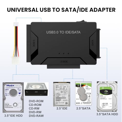 EYOOLD USB 3.0 to SATA IDE Adapter
