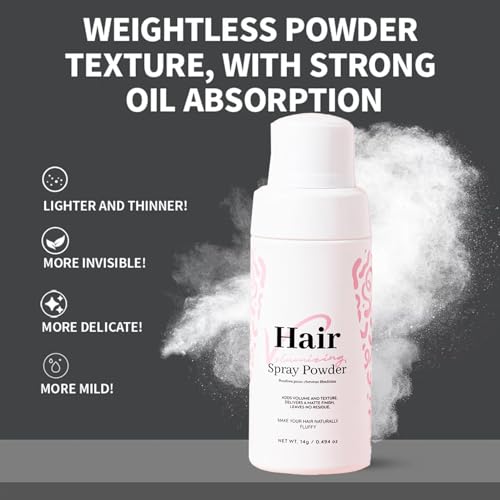 Hair Volume Spray Powder, Hair Volumizing Dry Shampoo Powder For Women, Volume & Thickening Formula, Hair Styling Tool for Oily,Long,Short,Fine and Soft Hair, Instant Matte and Hair Root Lift - Image 5