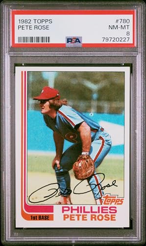 1982 Topps Pete Rose #780 (PSA 8)