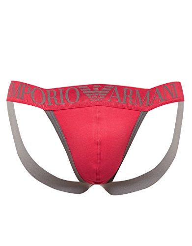 Emporio Armani Men's Magnum Jockstrap, Cyclamen Pink, X-Large