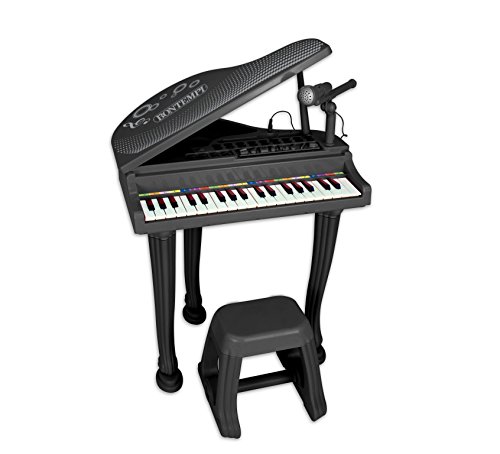 Grand Piano Bontempi 104000 instrument musique enfant noir