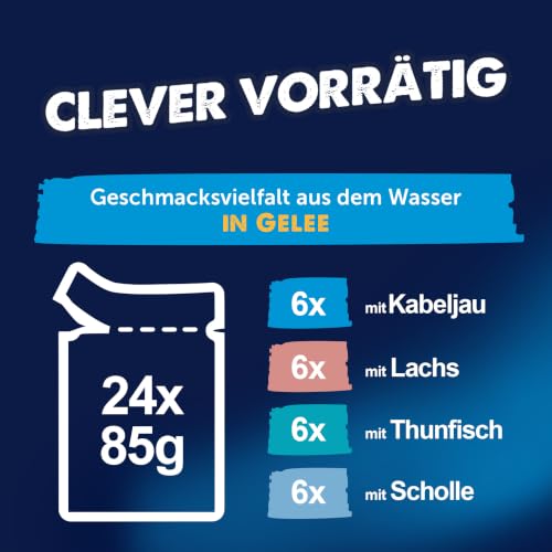 FELIX So gut wie es aussieht Nassfutter, 96er Pack (4 x 24 x 85g)