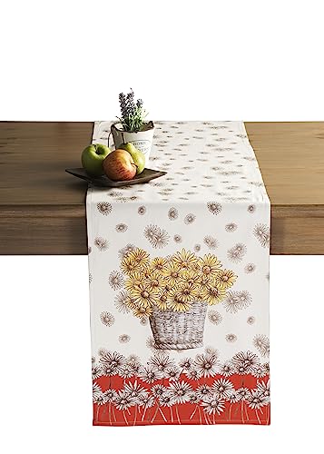 Maison d' Hermine Table Runner 100% Cotton 14.50" x 48" (Single Layer)