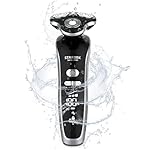 Electric Razor for Men, RUEOO 3D Rechargeable Men's Electric Shaver Beard Trimmer with 3 Gears Wet&Dry, Gift for Men