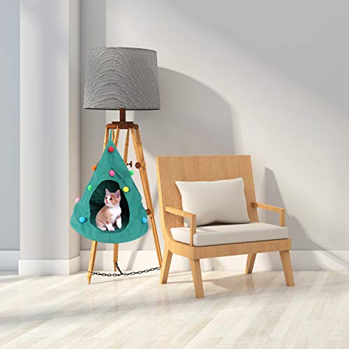 PretyzOOM Casa de Gatos Árvore de Natal Triângulo Cama Cama Gato Inverno Pet Gato Caverna Cama Quent