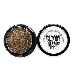 Bloody Mary Eye Shadow, Black Sparkle Gold
