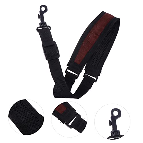 WESIEVYA 3pcs Adjustable Saxophone Strap Padded Neck Support for Alto Tenor and Soprano Saxophones Comfortable and Easy to Use Hook Attachment