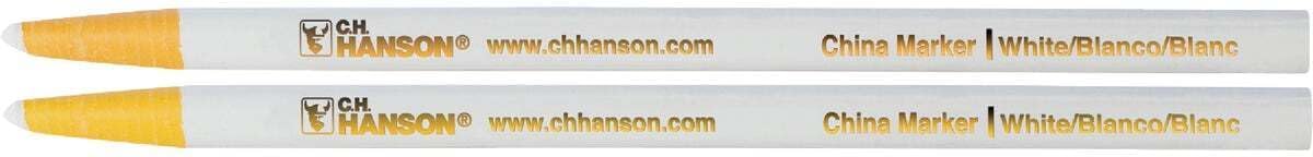 China Marker Pencils, White, 2-Pk.