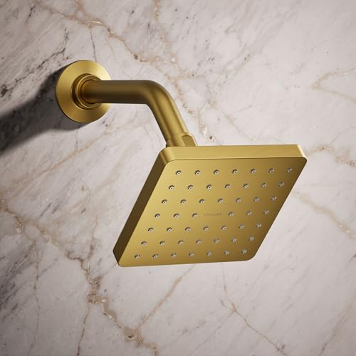 Kohler 24805-2MB Parallel® Single-function showerhead, 2.5 gpm, Vibrant Brushed Moderne Brass by Kohler - Image 2