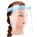 Inmedy Medical Supply Anti-fog Adjustable Dental Face Shield 10 Plastic Protective Film (Blue)