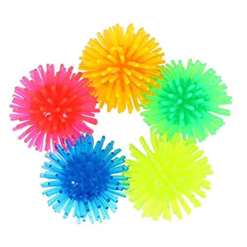 UKCOCO 10pcs Cat Ball Spiky Ball Kitten Teething Teaser Pet Cute Indoor Cats Soft Interactive