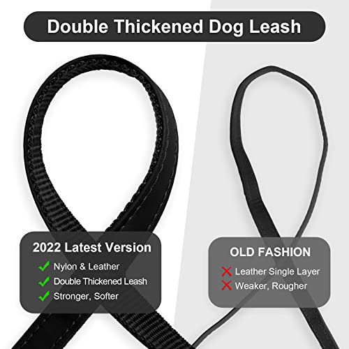 𝐔𝐏𝐆𝐑𝐀𝐃𝐄𝐃 𝐕𝐄𝐑𝐒𝐈𝐎𝐍 Spiked Studded Leather Dog Collar With Leash, Epesiri Rivet Pu Leather Dog Collars For Pit Bull, Durable Leather Cat Collar Spiked Studded For Small Medium Large Pet #TOP2
