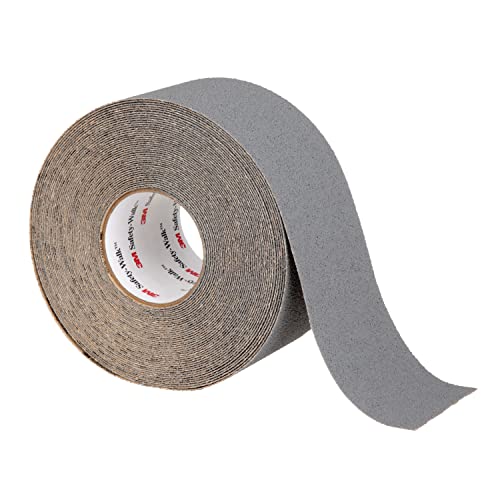 3M Safety-Walk Slip-Resistant Medium Resilient Tapes and Treads 370, Gray, 4 x 60 feet, Roll