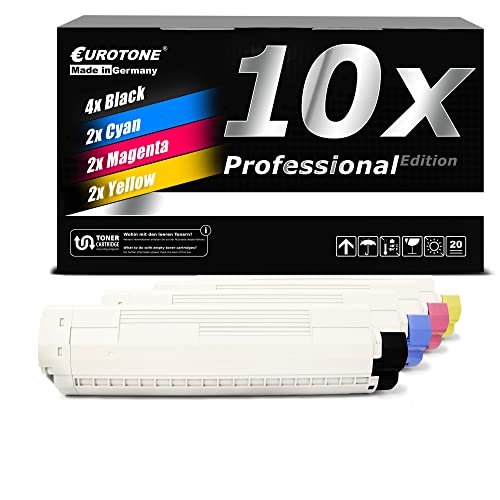 Toner OKI C8600 C8800 EuroPro XXL Remplacement Sans Traces des Cartouches