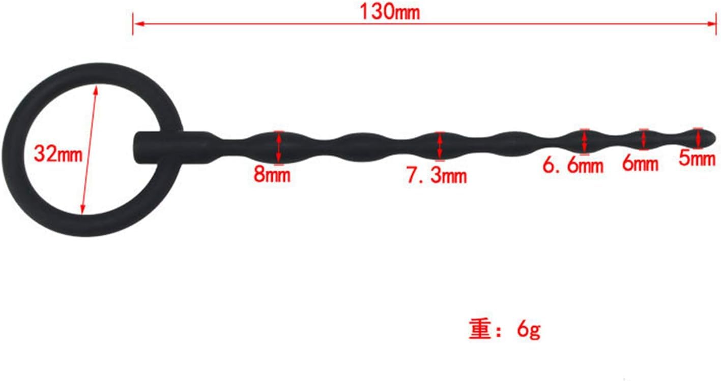 Massaggiatore per intubazione uretrale da uomo in silicone