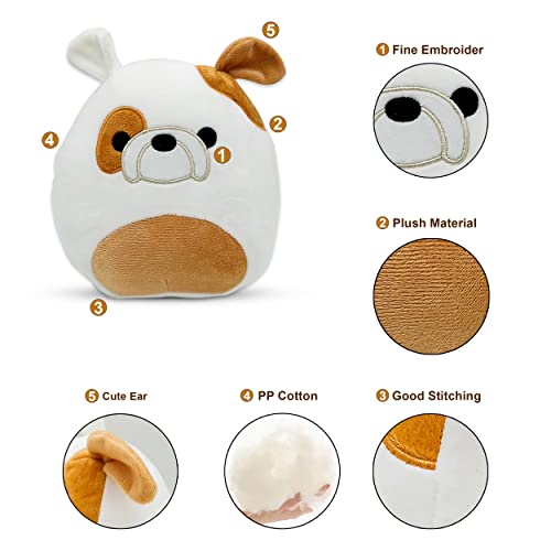 Neafron Squishy Dog - Cute Stuffed Animals Plush Toy For Kids – 12" Ultra Soft Huggable Squishy Dog – Plush Puppy Dog Toy For Boys And Girls – Great For Travel, Naptime, Birthday #TOP2