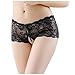 SoonerQuicker Culotte Sexy Taille Basse en Dentelle Transparente pour Femmes, fichier Ouvert, Tentation Gratuite Plus à Porter Dentelle Robe mariée Robe Corset Noir Taille unique