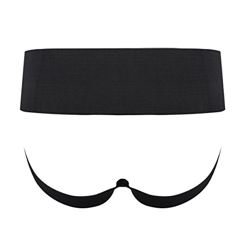 iEFiEL Men Wide Waistband Athletic Supporter Jockstrap Breathable Underwear Black M (Waistline 30-43