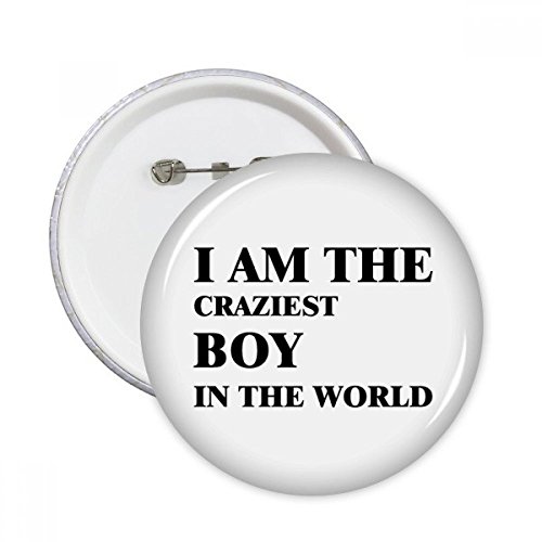 Pins Round Boy Badge bouton décoratif original à offrir en cadeau à un ami