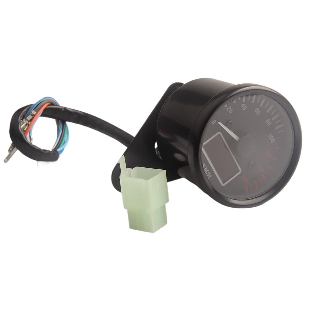 Contagiri Indicatore Tachimetro Contachilometri Moto Universale 12V Strumento Digitale retrò per Misuratore Carburante per