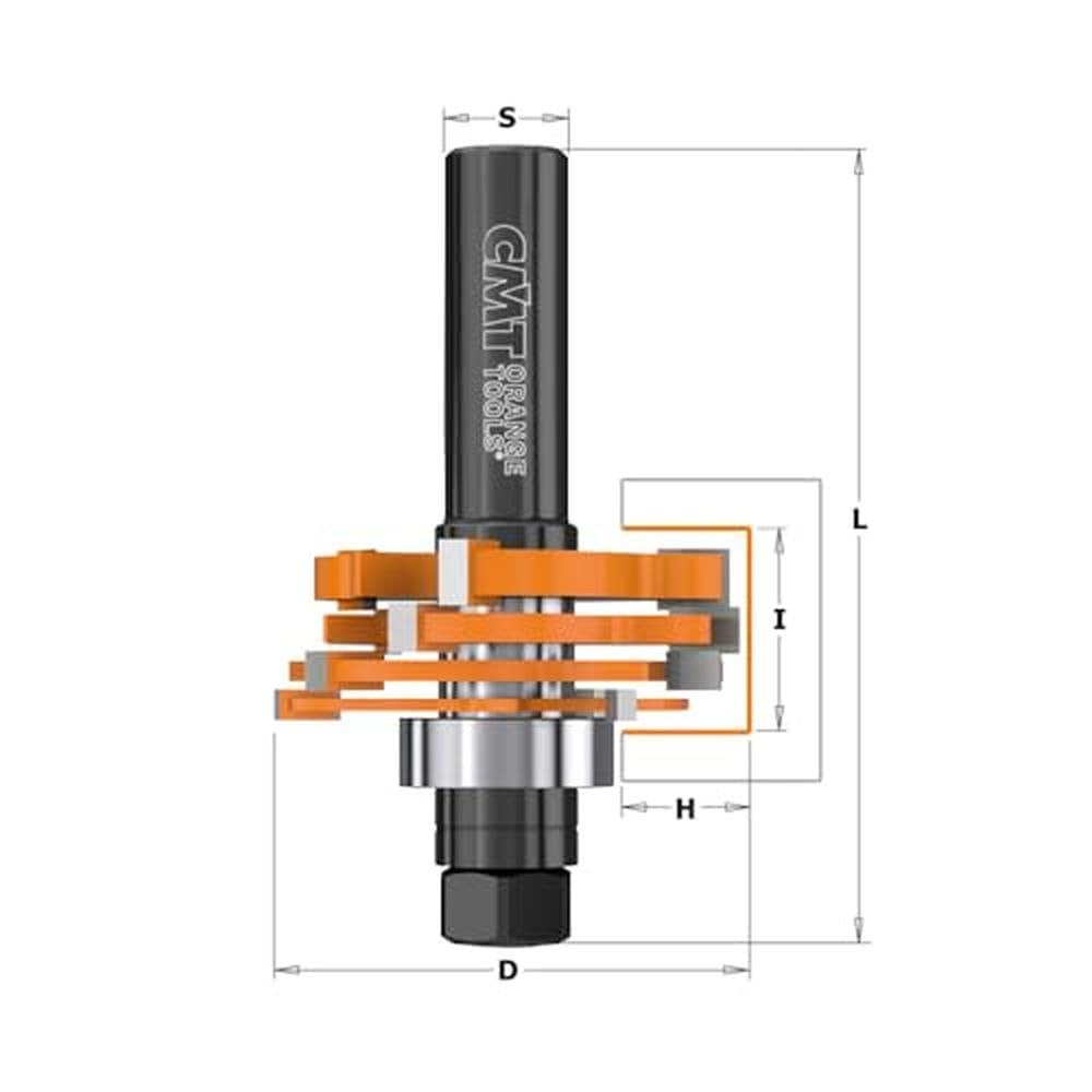 CMT 900.506.11 KIT DI 4 FRESE A DISCO HW Z3 S=12 D=47.6X3.2-18